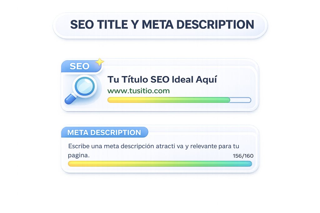 web title y meta description