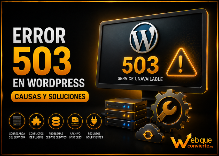 Error 503 en WordPress: Causas y Soluciones