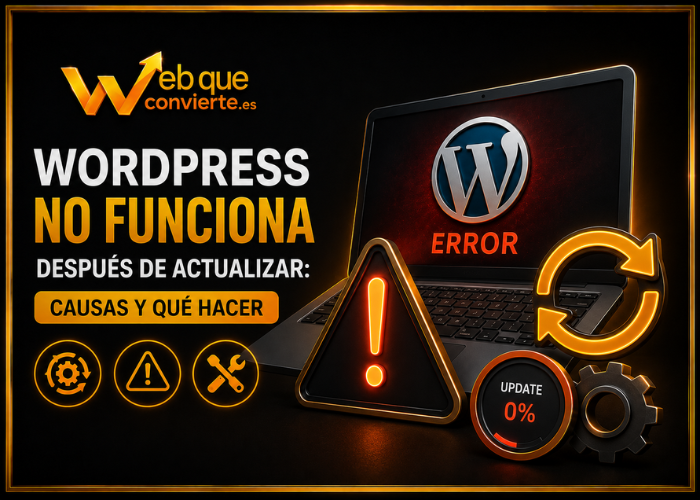 WordPress No Funciona Después de Actualizar: Causas y Qué Hacer